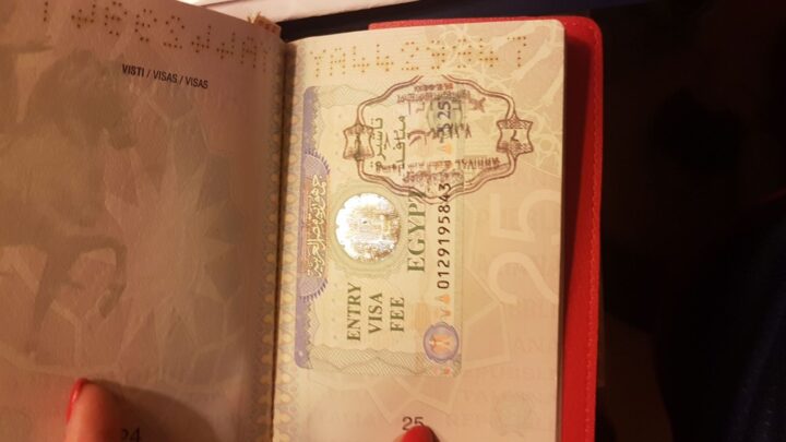 Passaporto con Visto e Timbro Egitto Documenti per Sharm el Sheik